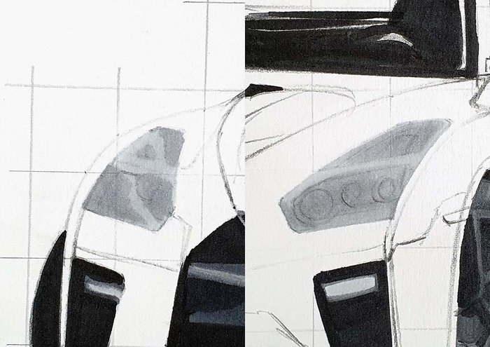 How to Draw a Nissan GTR R35 - Easy-to-Follow Tutorial